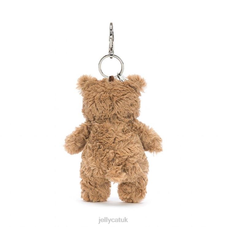 Jellycat Accessory V248Z15 Bartholomew Bear Bag Charm Brown