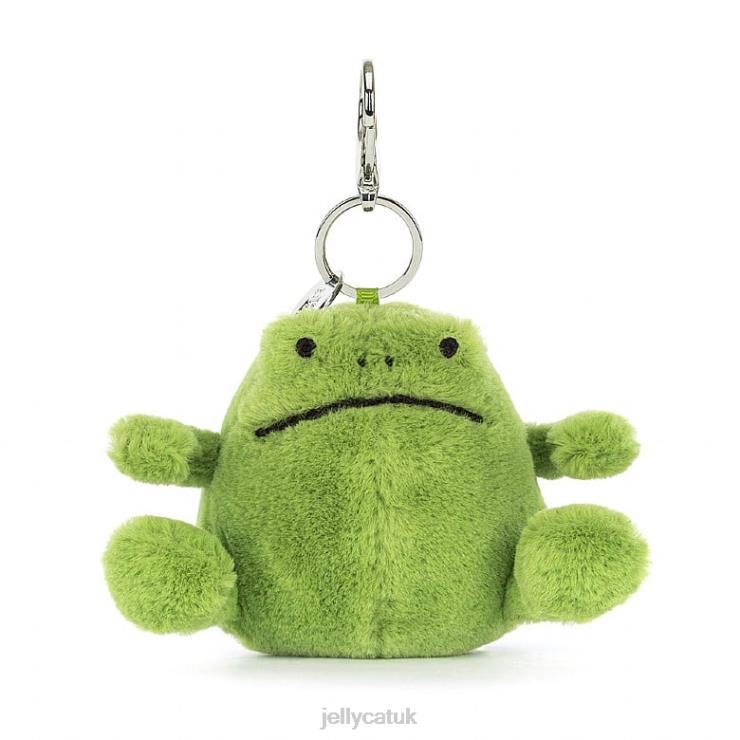 Jellycat Accessory V248Z358 Ricky Rain Frog Bag Charm Green