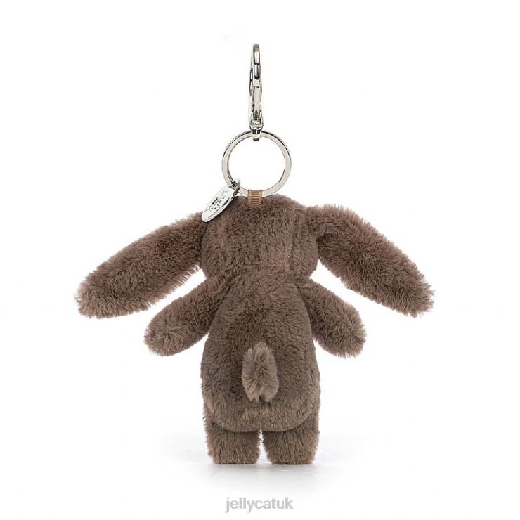 Jellycat Accessory V248Z560 Bashful Bunny Truffle Bag Charm Brown