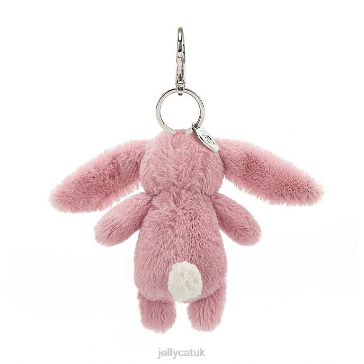 Jellycat Accessory V248Z577 Bashful Bunny Tulip Bag Charm Pink