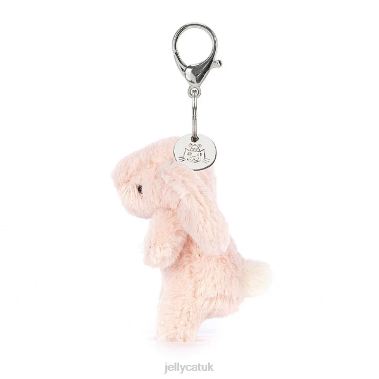 Jellycat Accessory V248Z613 Bashful Blush Bunny Bag Charm Peach