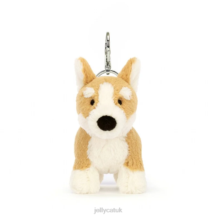 Jellycat Accessory V248Z84 Betty Corgi Bag Charm Honey