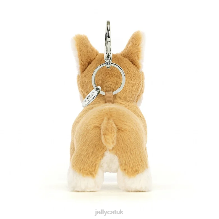 Jellycat Accessory V248Z84 Betty Corgi Bag Charm Honey