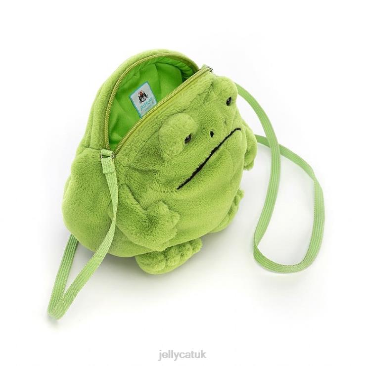 Jellycat Bag V248Z118 Ricky Rain Frog Bag Green