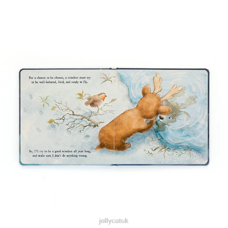 Jellycat Book V248Z193 Mitzi Reindeer\s Dream Book Multi-colour