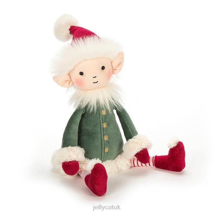 Jellycat Book V248Z352 Leffy\s Christmas Gift Book and Leffy Elf Multi-colour