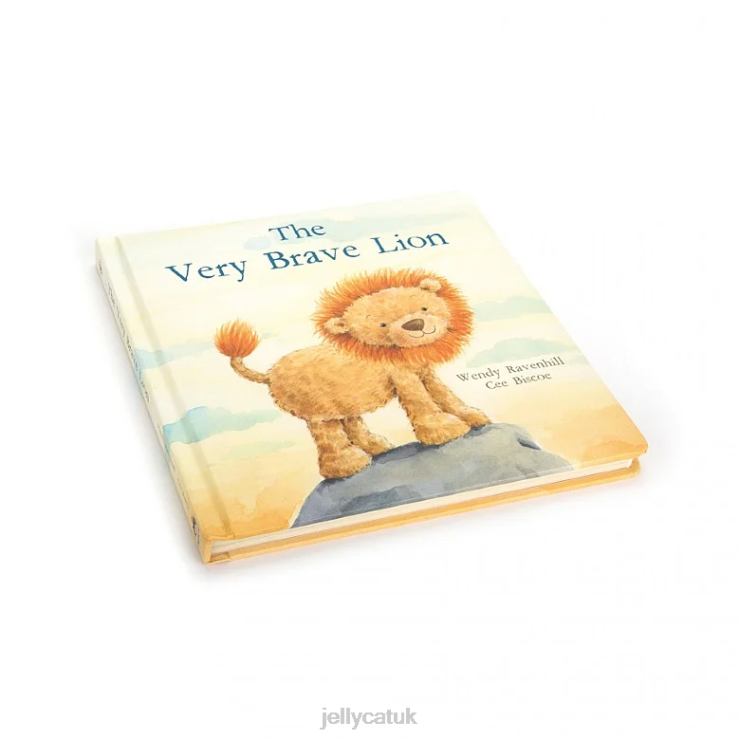 Jellycat Book V248Z698 The Very Brave Lion Book Multi-colour