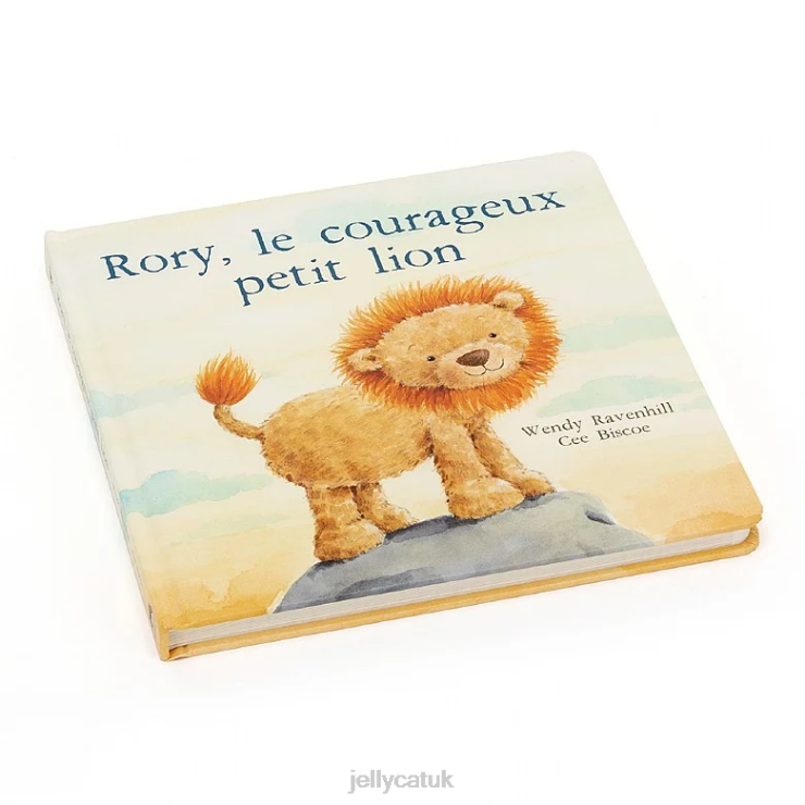 Jellycat Book V248Z708 Rory Le Courageux Petit Lion Livre (The Very Brave Lion) Multi-colour