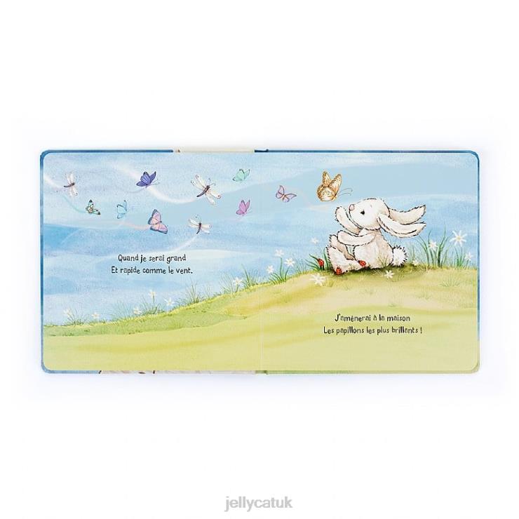 Jellycat Book V248Z720 Lapin Timide Veut Grandir Livre (When I Am Big) Multi-colour