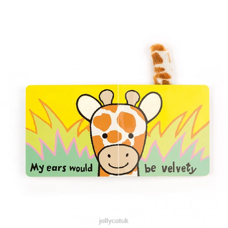 Jellycat Book V248Z722 If I Were A Giraffe Book Multi-colour