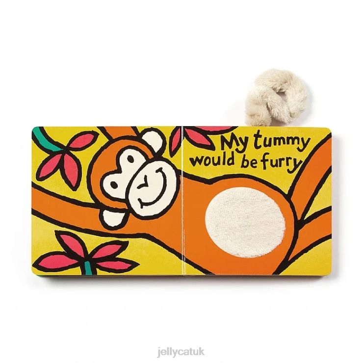 Jellycat Book V248Z723 If I Were A Monkey Book Multi-colour