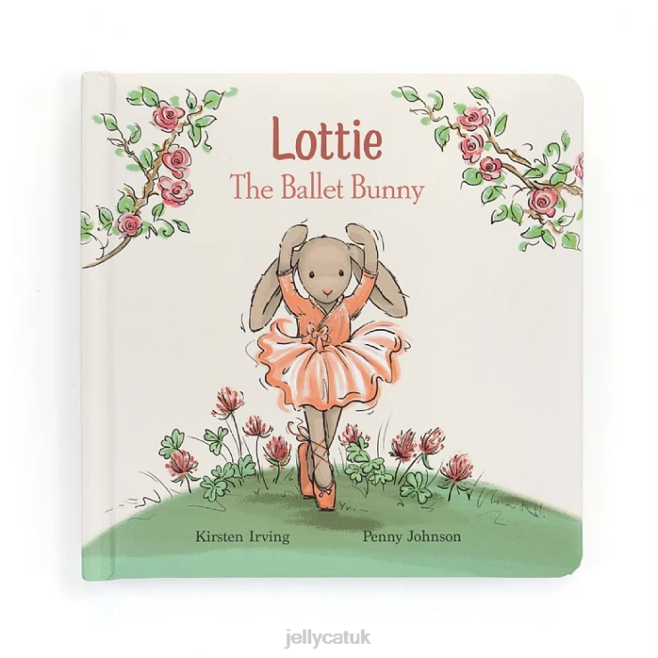 Jellycat Book V248Z741 Lottie The Ballet Bunny Book Multi-colour