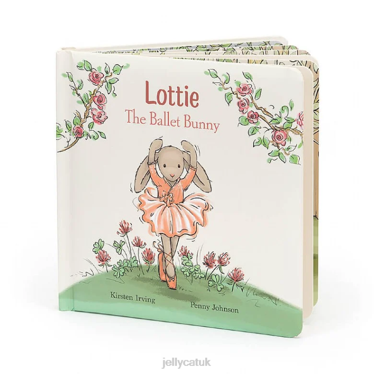 Jellycat Book V248Z741 Lottie The Ballet Bunny Book Multi-colour