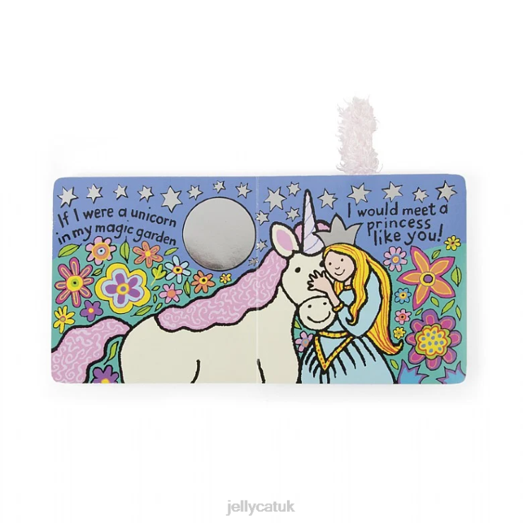 Jellycat Book V248Z759 If I Were A Unicorn Book Multi-colour