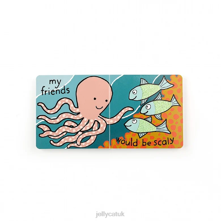 Jellycat Book V248Z760 If I Were An Octopus Book Multi-colour