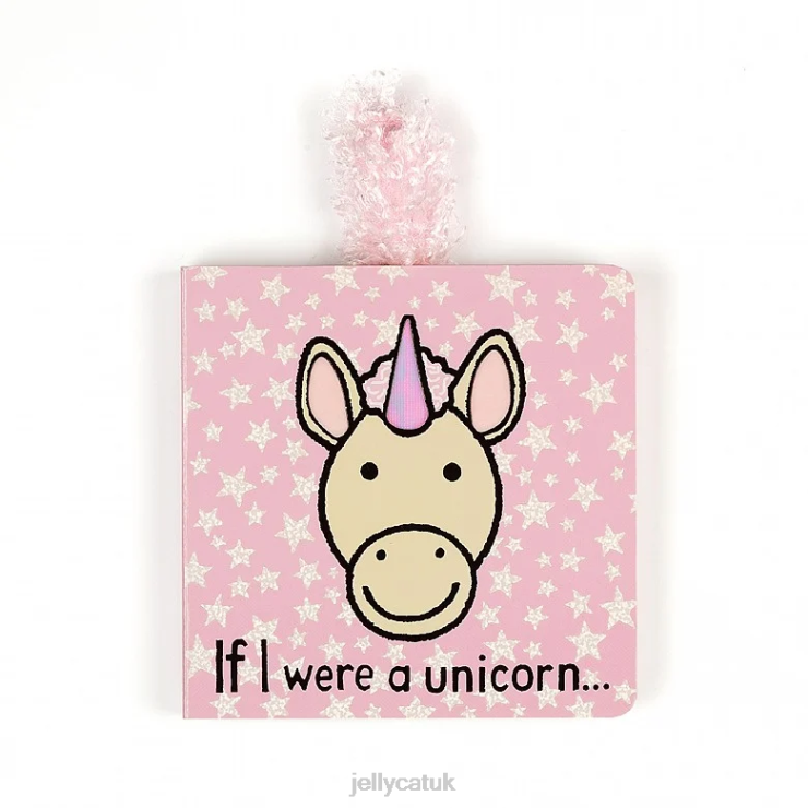 Jellycat Book V248Z770 If I Were A Unicorn Book and Bashful Unicorn White