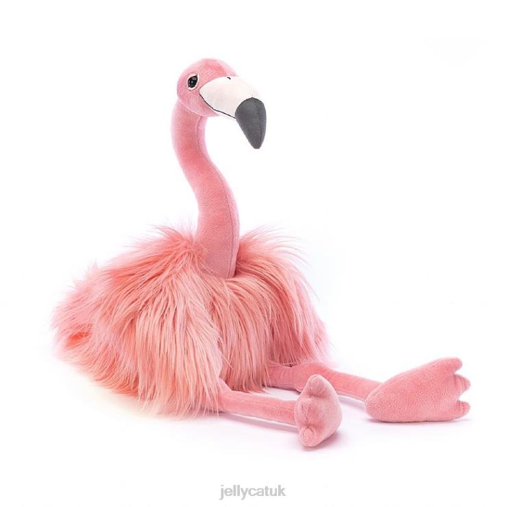 Jellycat Book V248Z797 If I Were A Flamingo Book and Rosario Flamingo Multi-colour