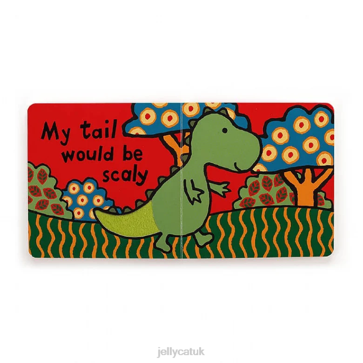 Jellycat Book V248Z802 If I Were A Dinosaur Book Multi-colour