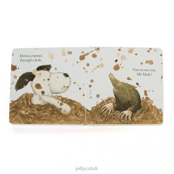 Jellycat Book V248Z805 Puppy Makes Mischief Book Multi-colour