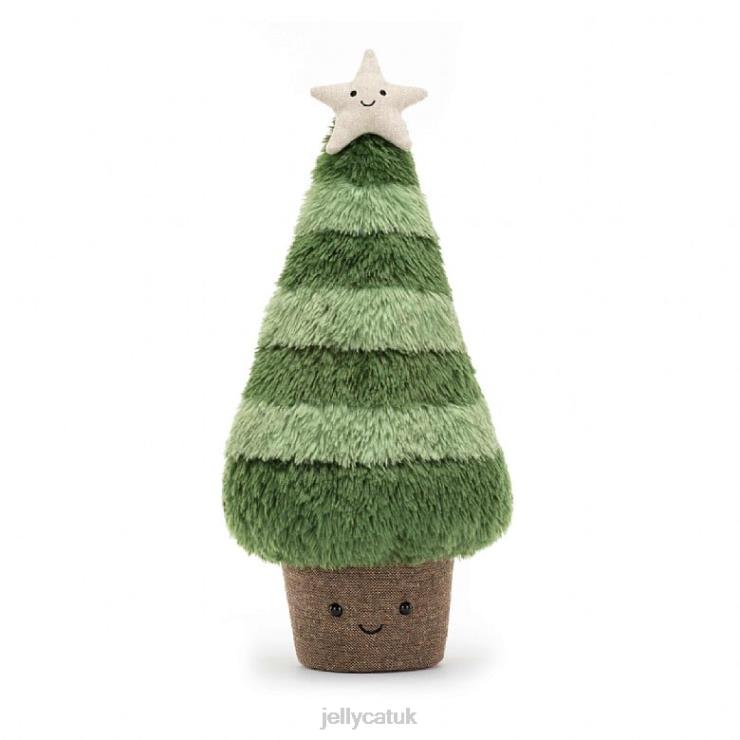 Jellycat Toy V248Z1 Amuseable Nordic Spruce Christmas Tree Green