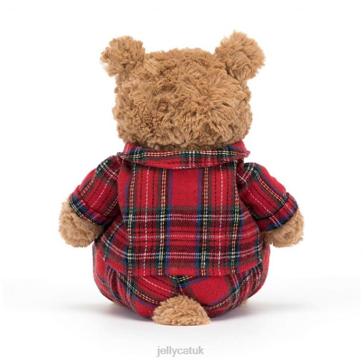 Jellycat Toy V248Z11 Bartholomew Bear Bedtime Brown