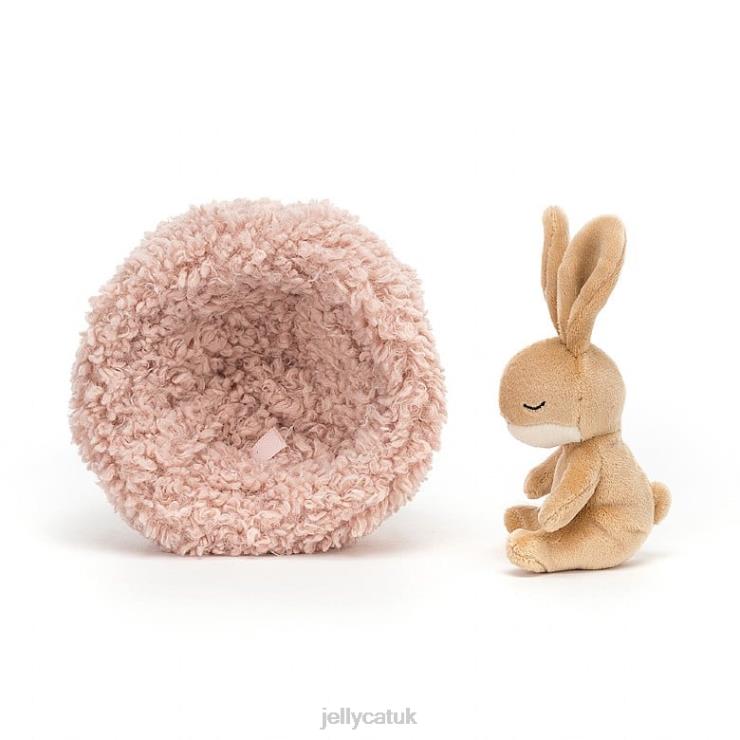 Jellycat Toy V248Z127 Hibernating Bunny Beige