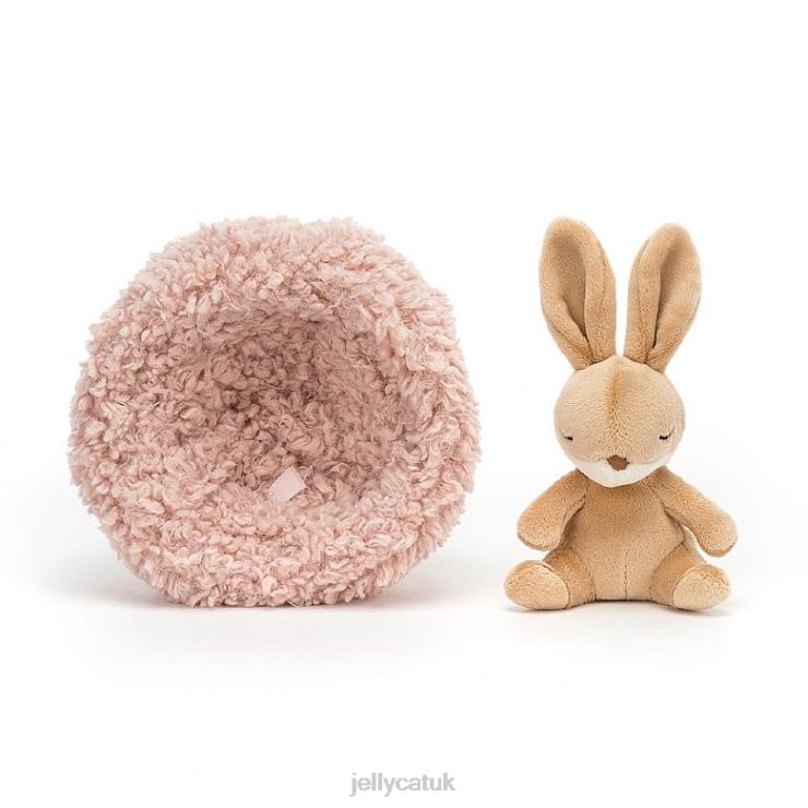 Jellycat Toy V248Z127 Hibernating Bunny Beige