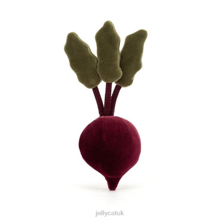 Jellycat Toy V248Z132 Vivacious Vegetable Beetroot Purple