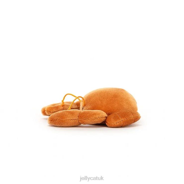 Jellycat Toy V248Z134 Sensational Seafood Crab Orange