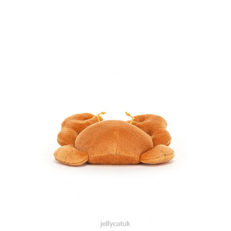 Jellycat Toy V248Z134 Sensational Seafood Crab Orange