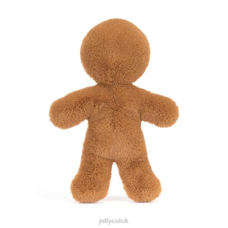 Jellycat Toy V248Z14 Jolly Gingerbread Fred Beige