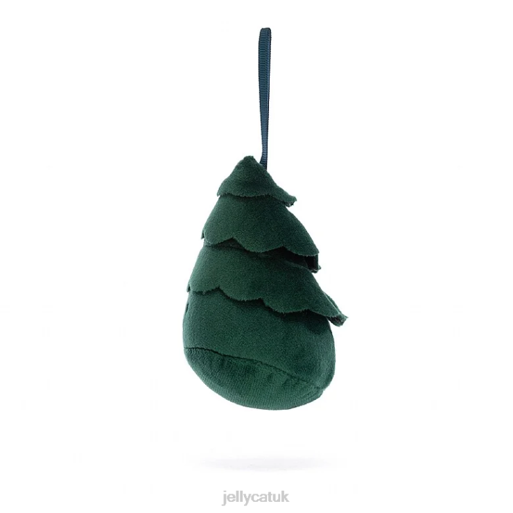 Jellycat Toy V248Z142 Festive Folly Christmas Tree Green