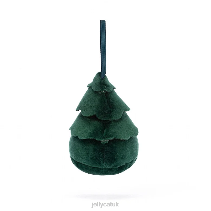 Jellycat Toy V248Z142 Festive Folly Christmas Tree Green