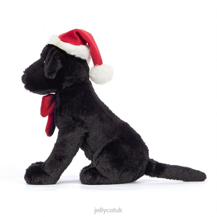 Jellycat Toy V248Z151 Winter Warmer Pippa Labrador Black