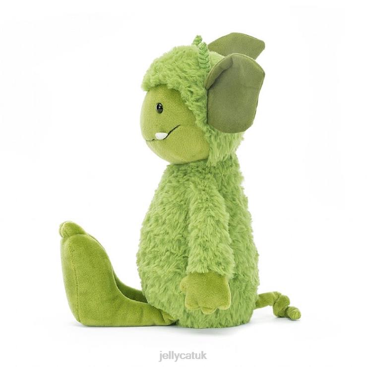 Jellycat Toy V248Z153 Grizzo Gremlin Green