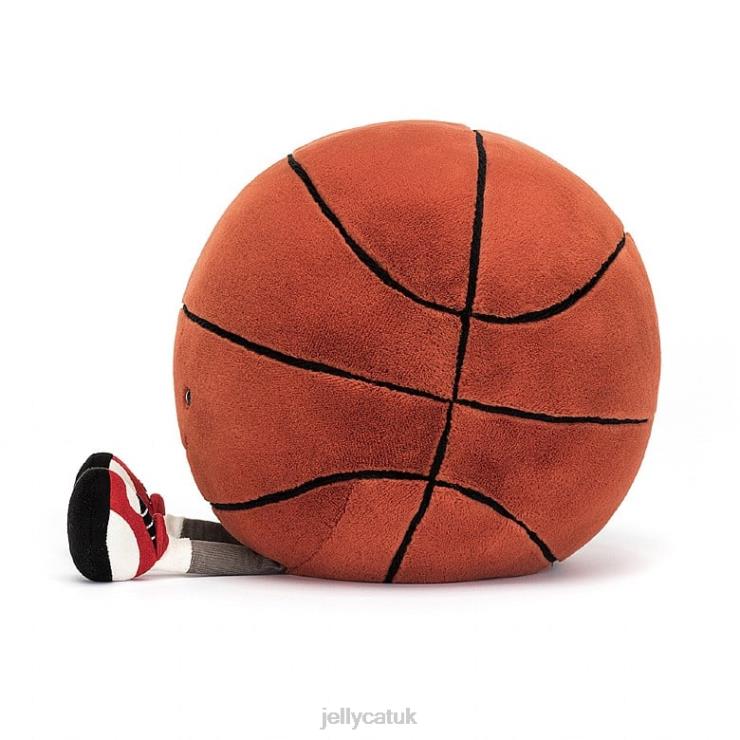 Jellycat Toy V248Z165 Amuseable Sports Basketball Orange