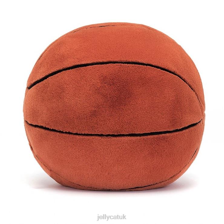 Jellycat Toy V248Z165 Amuseable Sports Basketball Orange