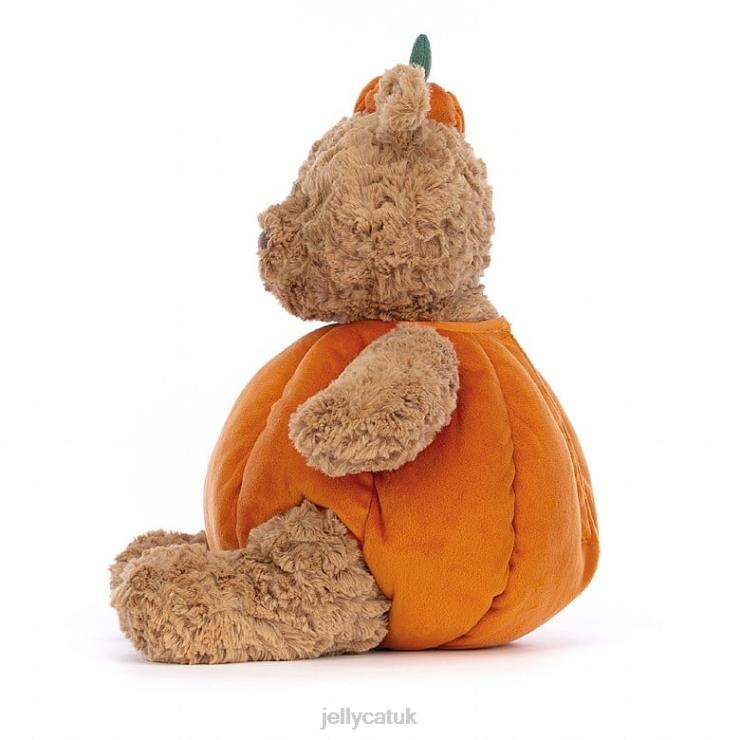 Jellycat Toy V248Z177 Bartholomew Bear Pumpkin Brown