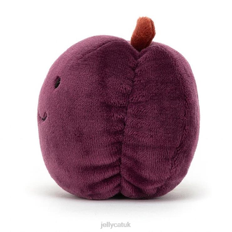 Jellycat Toy V248Z194 Fabulous Fruit Plum Purple