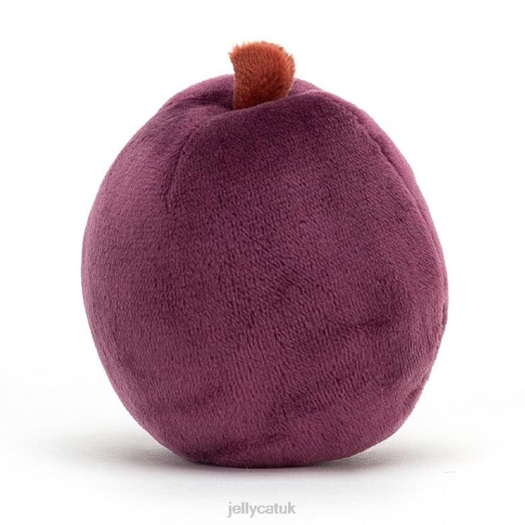 Jellycat Toy V248Z194 Fabulous Fruit Plum Purple