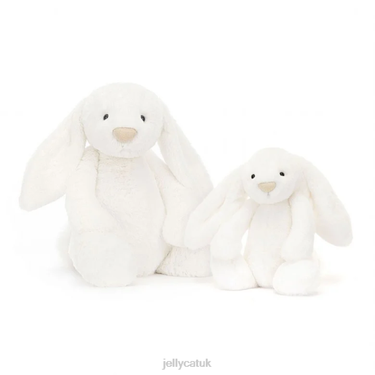 Jellycat Toy V248Z196 Bashful Luxe Bunny Luna White