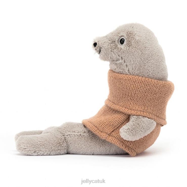 Jellycat Toy V248Z204 Cozy Crew Seahorse Lilac