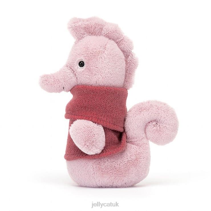 Jellycat Toy V248Z204 Cozy Crew Seahorse Lilac