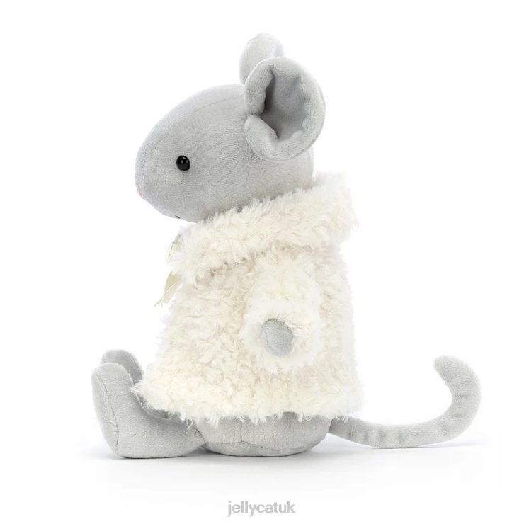 Jellycat Toy V248Z212 Comfy Coat Mouse Grey