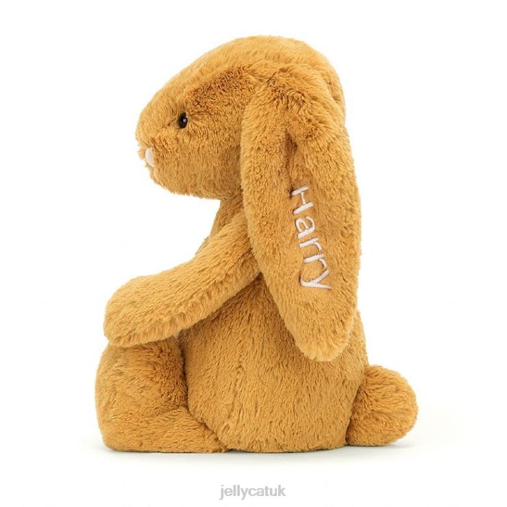 Jellycat Toy V248Z214 Personalised Bashful en Bunny Medium Gold