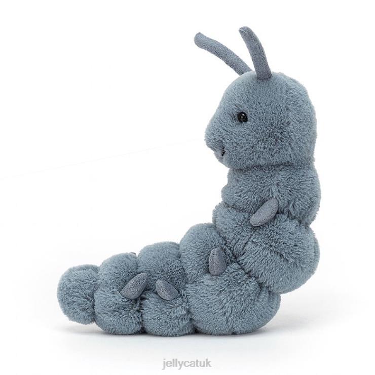 Jellycat Toy V248Z229 Wriggidig Bug Blue