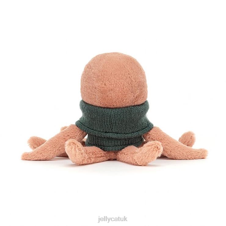 Jellycat Toy V248Z231 Cozy Crew Octopus Apricot