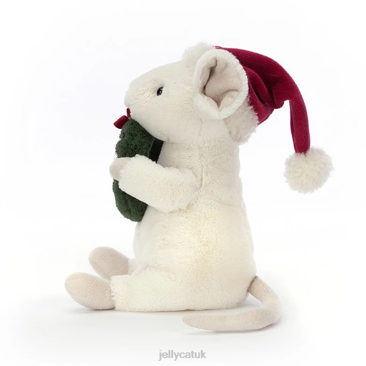 Jellycat Toy V248Z233 Merry Mouse Skiing Green