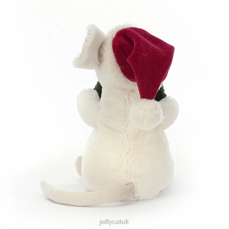 Jellycat Toy V248Z233 Merry Mouse Skiing Green