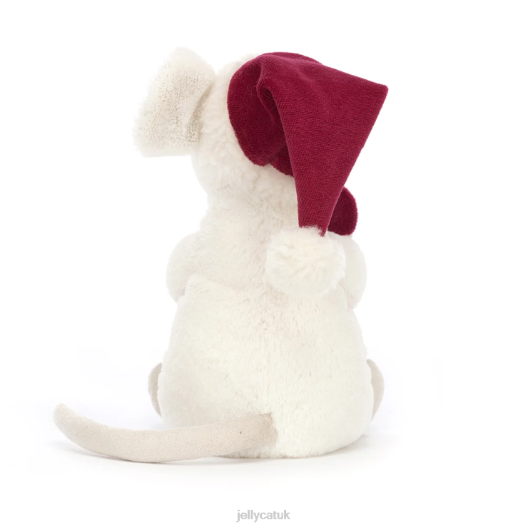 Jellycat Toy V248Z233 Merry Mouse Skiing Green